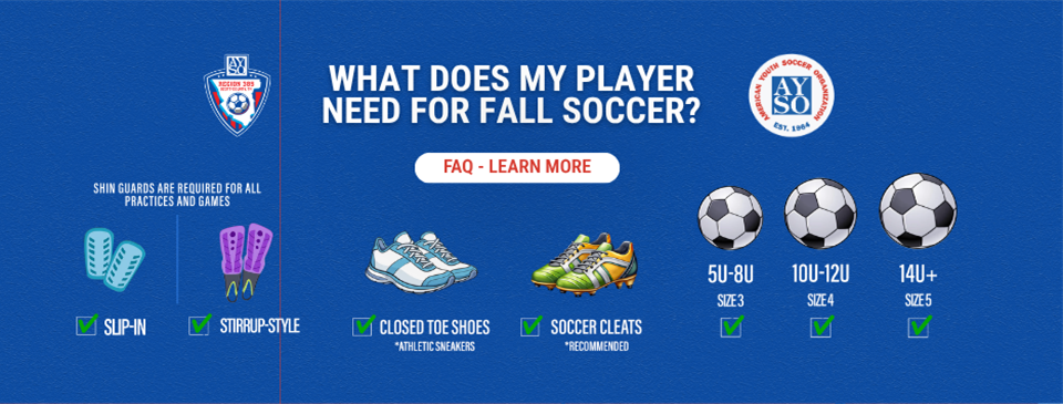What do you need for fall soccer? 